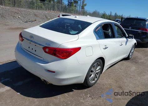 2015 Infiniti Q50 Premium z USA, uszkodzony, nr VIN JN1BV7AR3FM413423